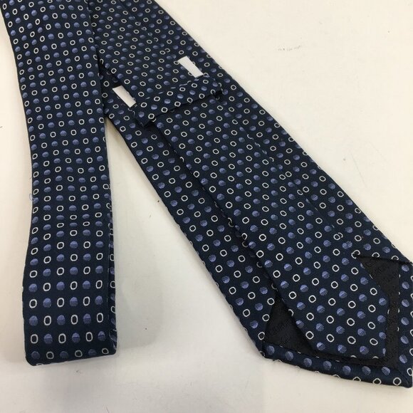 Giorgio Armani Blue Silk Necktie - Picture 3 of 9